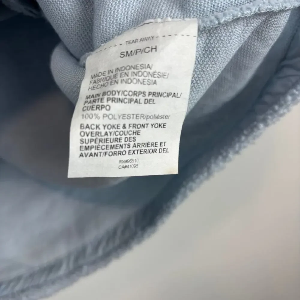 Under Armour Teddy Fleece Vest Baby Blue Full Zip Women’s S Gorpcore